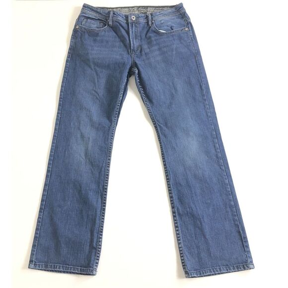 Buffalo David Bitton Jeans Mens 36 X‎ 33 Dorton Straight Regular Fit Blue Denim - Picture 1 of 9